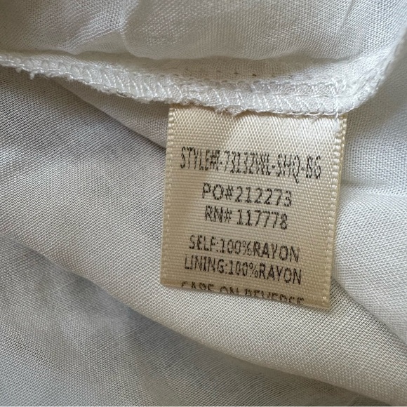 Love Stitch Rocio Mini Dress Strappy Smocked Tropical L NWT - Picture 9 of 10